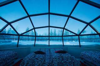 Отель Kakslauttanen Arctic Resort - Igloos and Chalets Саариселькя Большое стеклянное иглу (для 4 взрослых)-4