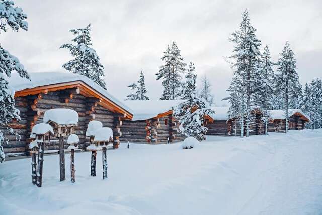 Отель Kakslauttanen Arctic Resort - Igloos and Chalets Саариселькя-79